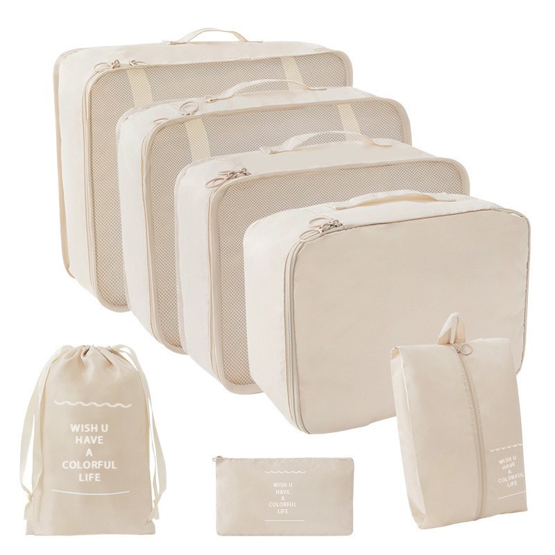 Travel Accessories Organiser - 7pcs Travel Storage Bags Set Suitcase