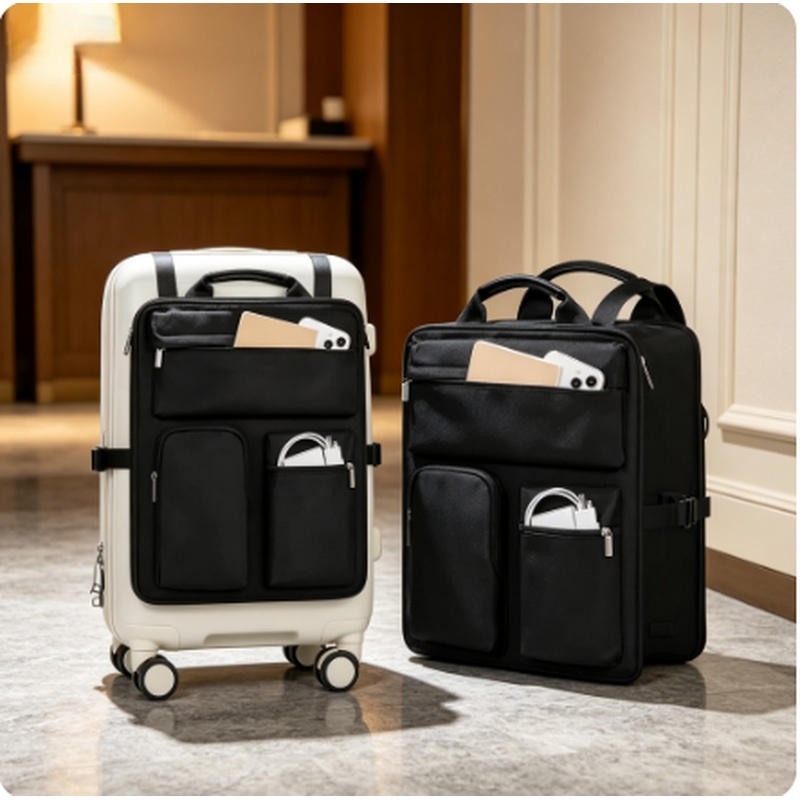 Travel Accessories Organiser - Multi‑Pockets Luggage Organizer Bag, Heavy‑Duty Shockproof