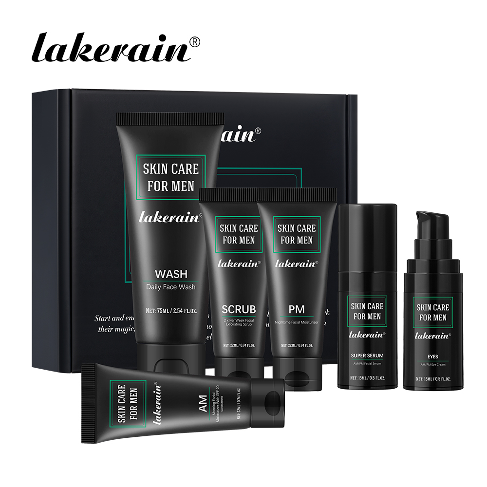 Travel Accessories For Men - Lakerain Skin Care for Men Kit