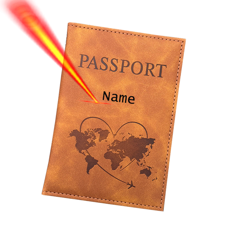 Travel Accessories Personalised - Personalized Name Passport Holder Travel Wallet
