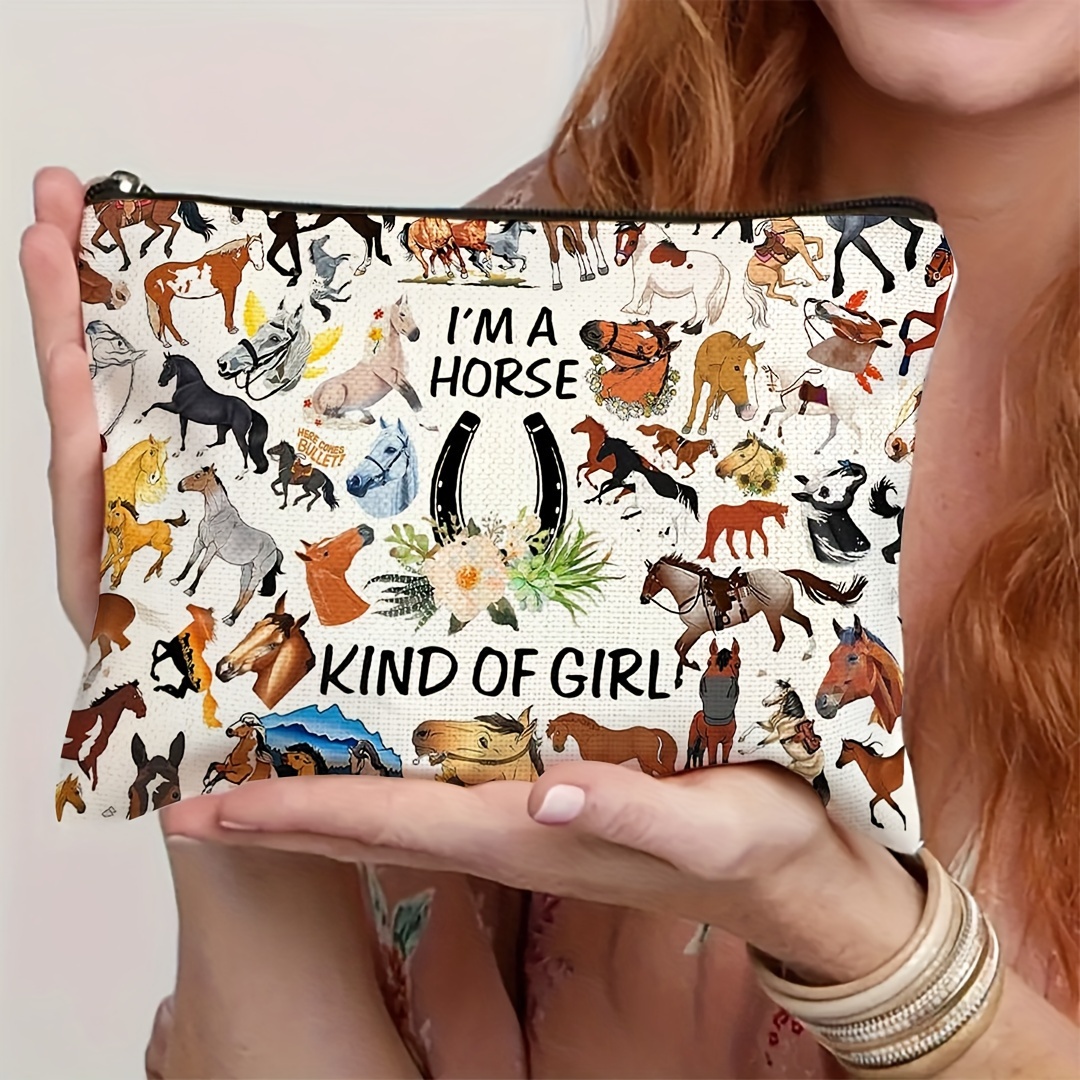 Travel Accessories Toiletries - 1Pc Equestrian Style, I'M a Girl