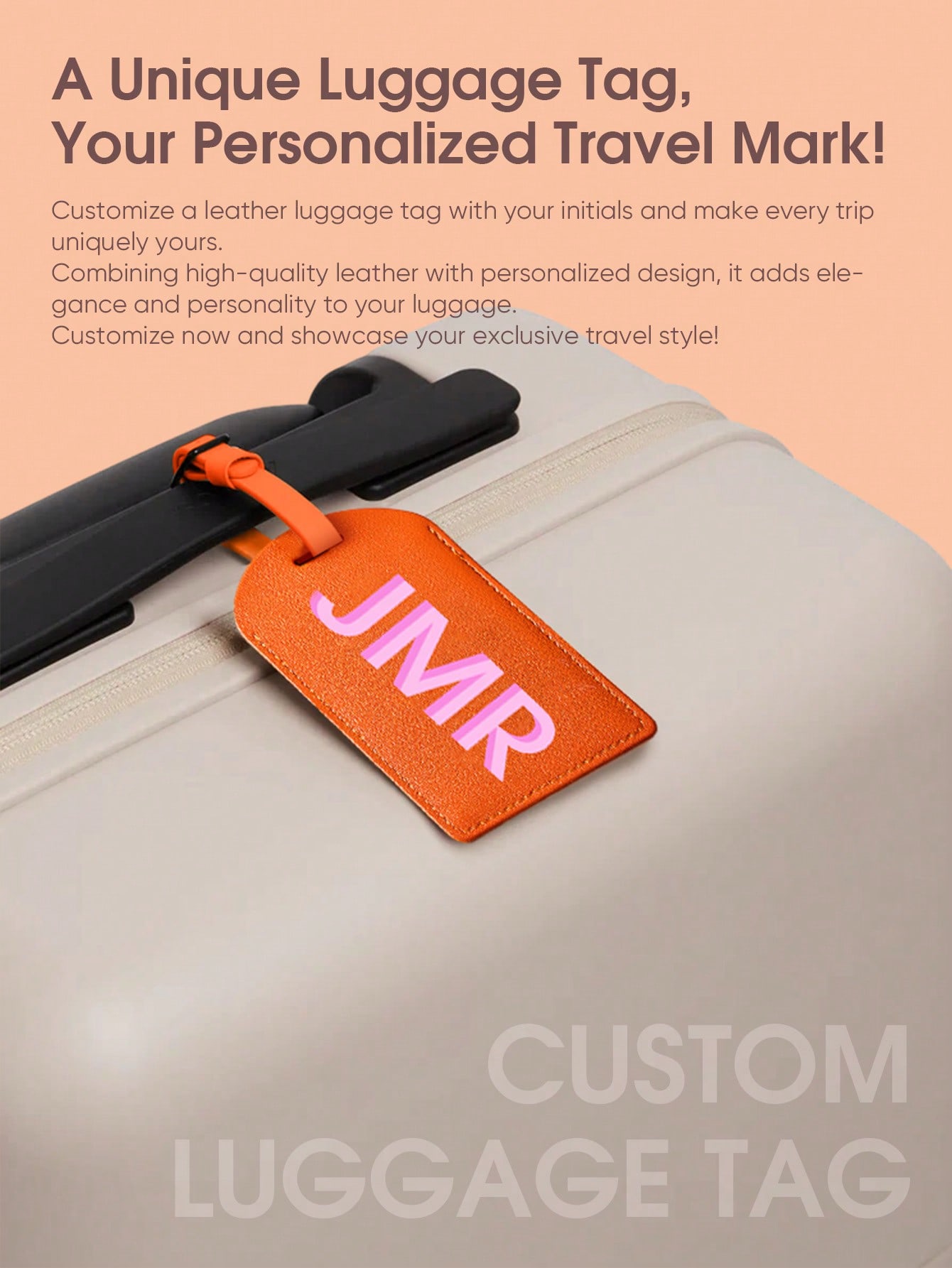 Personalized Initial Luggage T - огляд і ціна Travel Accessories For Men