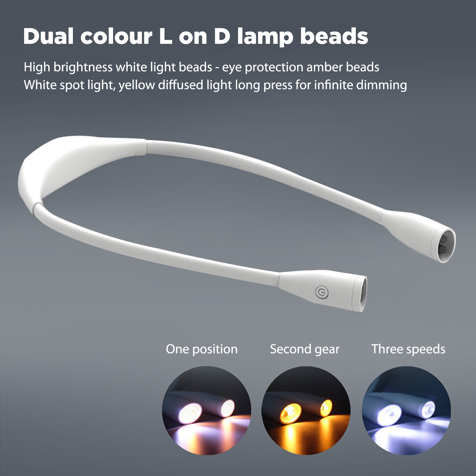 Rechargeable LED Neck Reading  - огляд і ціна Book Light Flexible