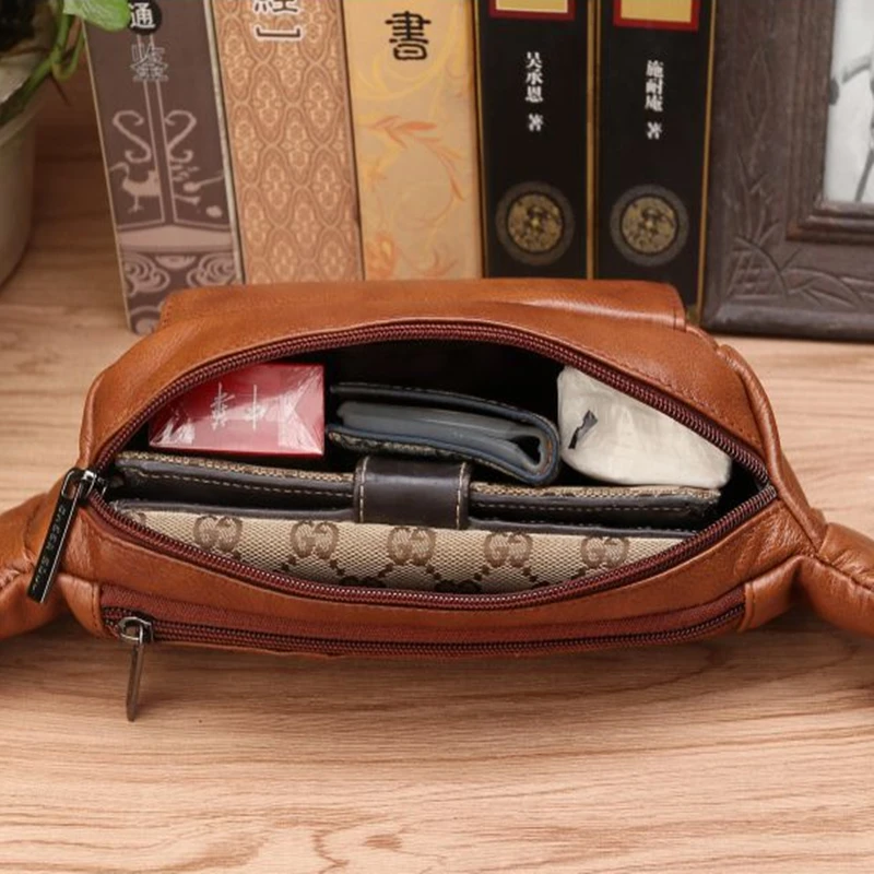 Men Genuine Leather Belt Waist - огляд і ціна Travel Accessories For Men