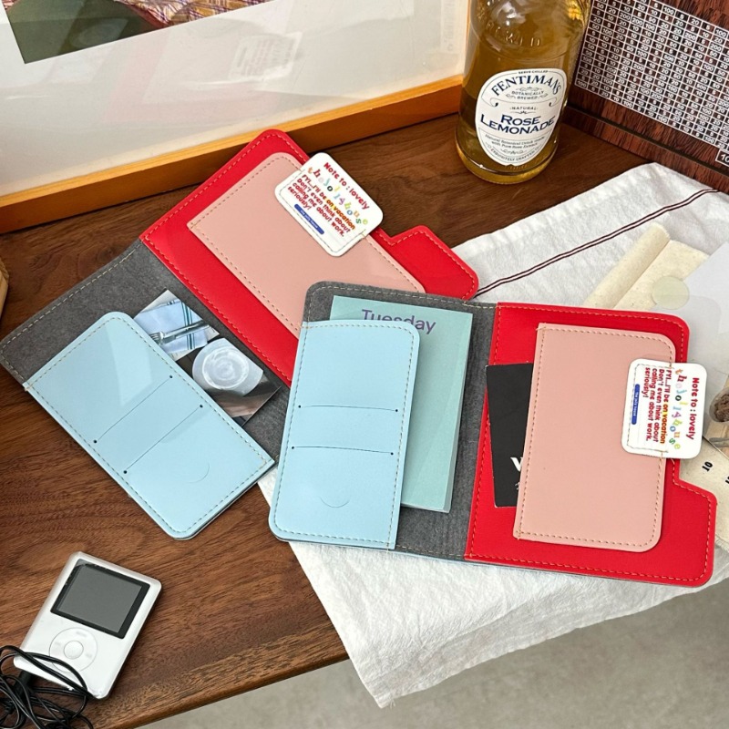 Ins Color Block Passport Holde - огляд і ціна Travel Accessories Pouch For Men
