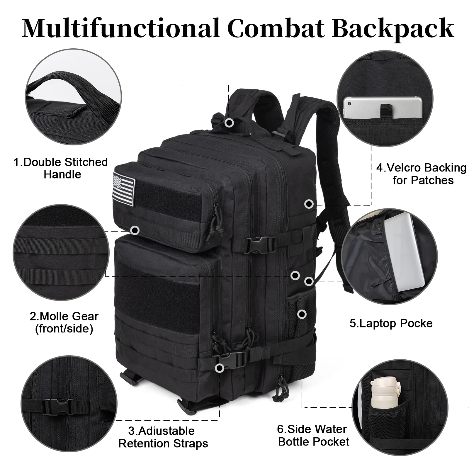 60L Army Military Tactical Bac - огляд і ціна Travel Accessories For Men