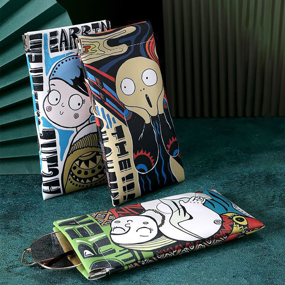 Cartoon Sunglasses Case PU Lea - огляд і ціна Travel Accessories Pouch For Men