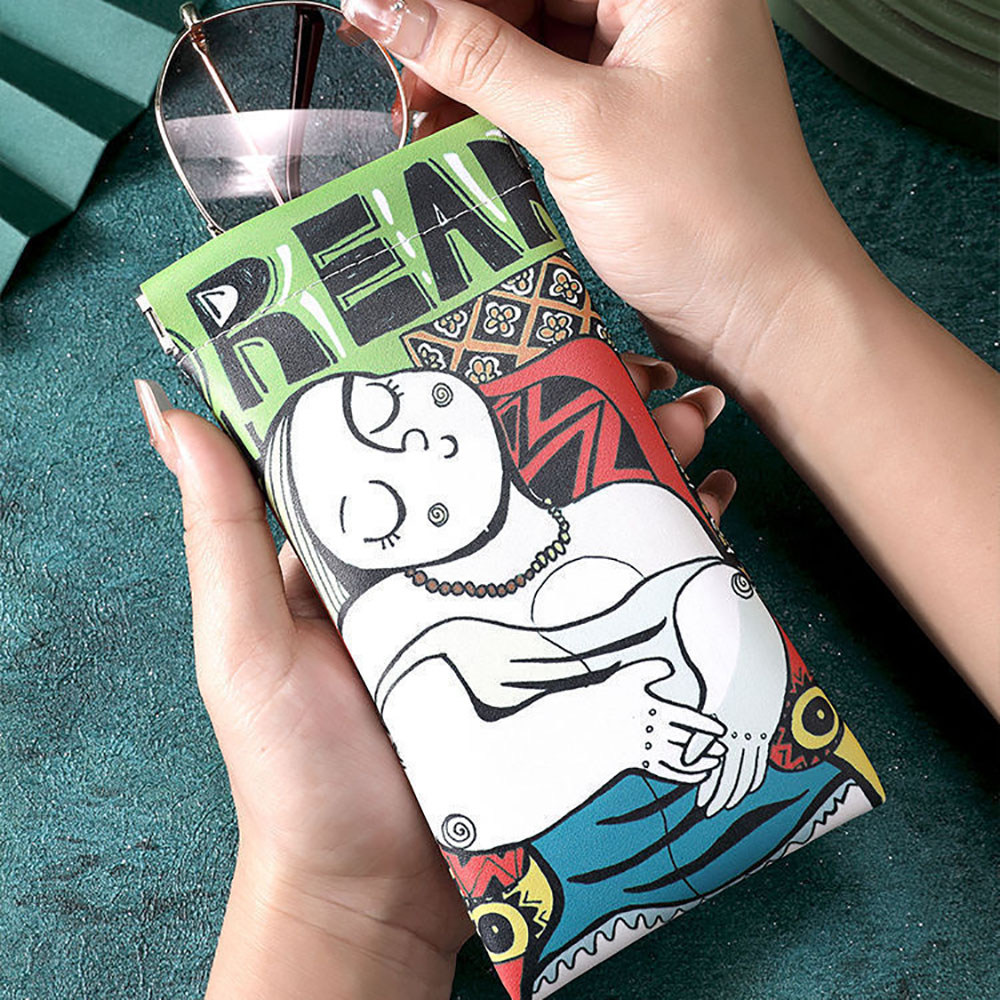 Cartoon Sunglasses Case PU Lea - огляд і ціна Travel Accessories Pouch For Men