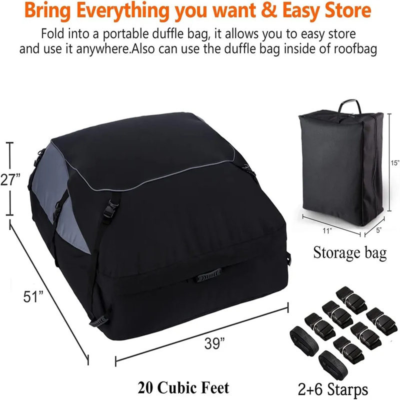 Car Roof Bag Cargo Carrier Bag - огляд і ціна Travel Accessories Organiser