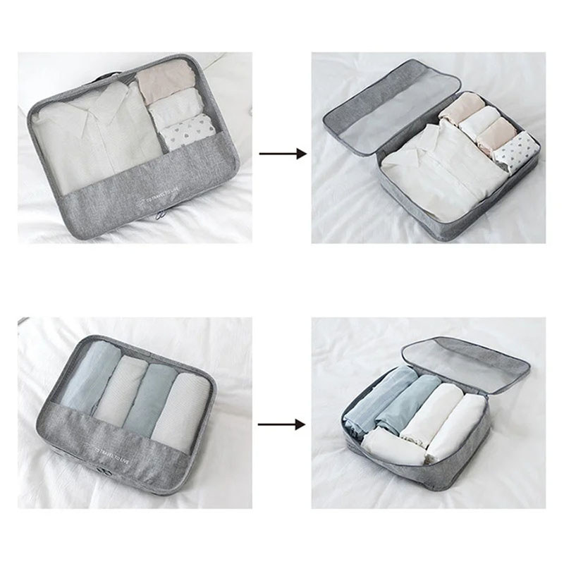 7 Piece Travel Packing Cubes S - огляд і ціна Travel Accessories Pouch For Men