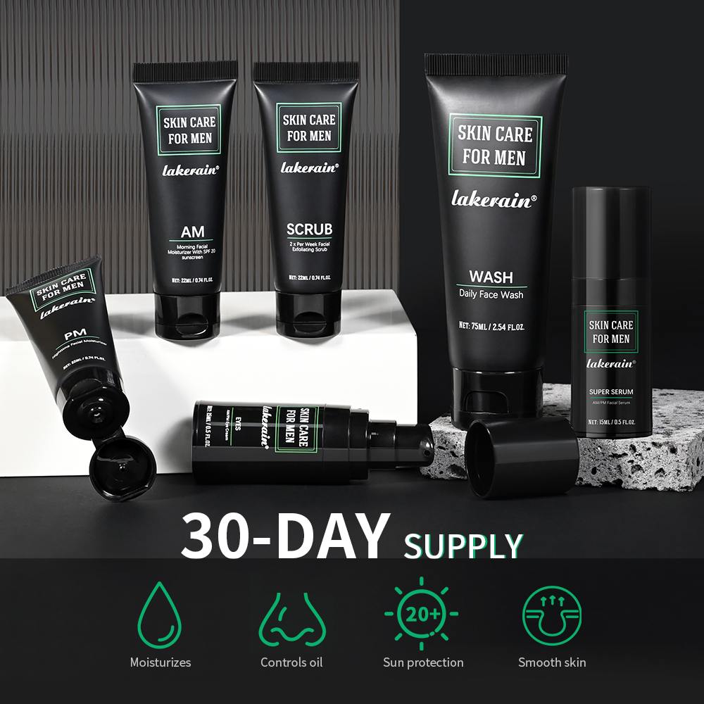 Lakerain Skin Care for Men Kit - огляд і ціна Travel Accessories For Men
