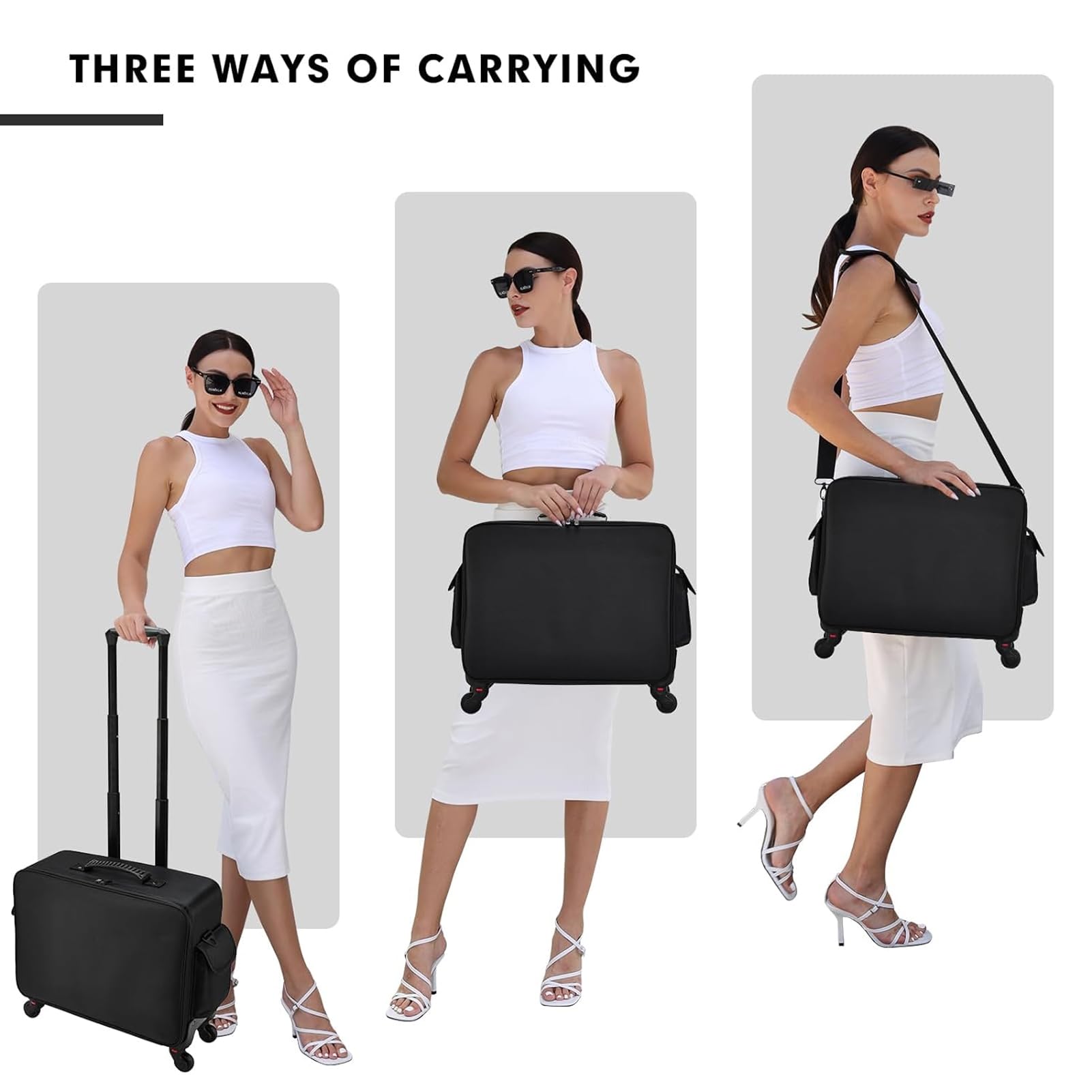 Salon Rolling Makeup Case Trai - огляд і ціна Travel Accessories For Train