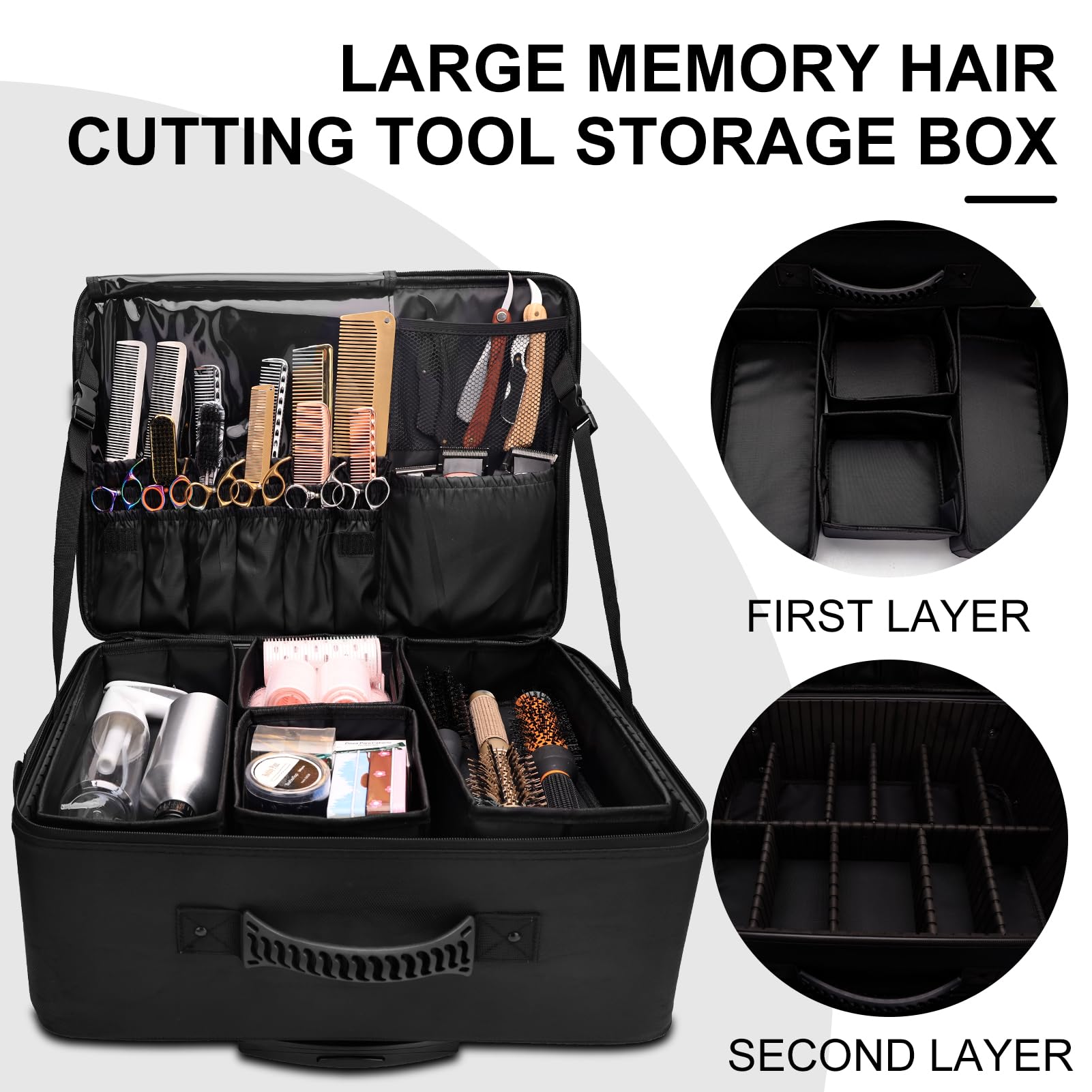 Salon Rolling Makeup Case Trai - огляд і ціна Travel Accessories For Train