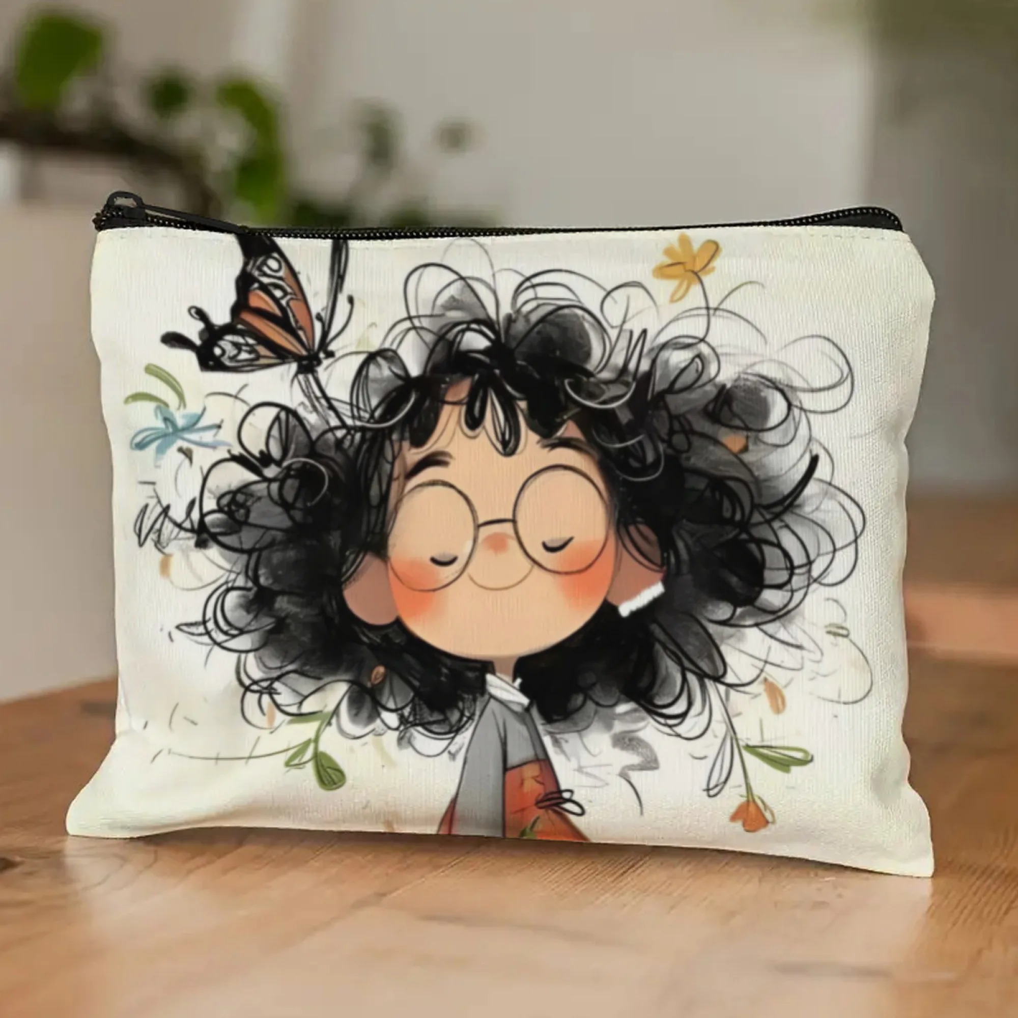 Cartoon Girl Makeup Bag Zipper - огляд і ціна Travel Accessories Toiletries