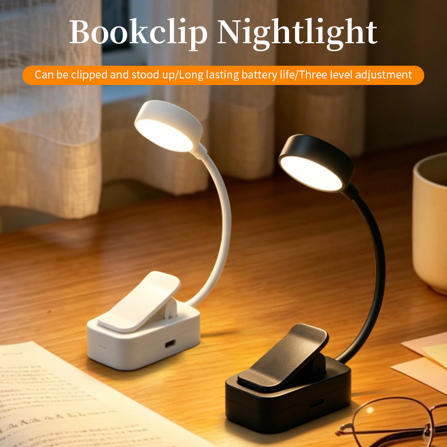 LED Desk Lamp Rechargeable Cli - огляд і ціна Book Light Flexible