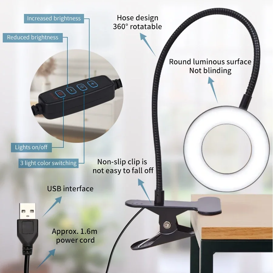 USB Foldable Reading Lamp 48 L - огляд і ціна Book Light Flexible
