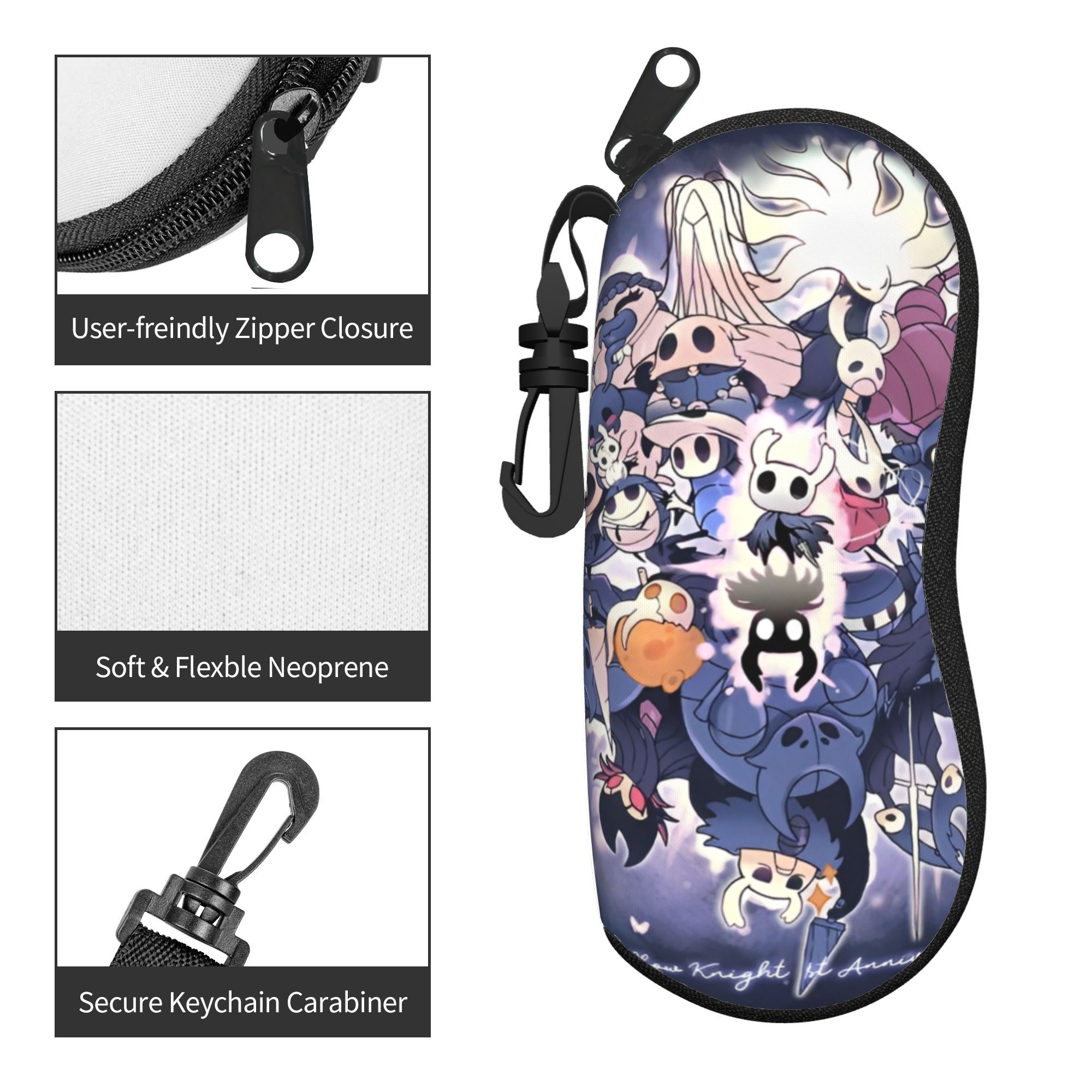 Hollow Knight Glasses Case Cov - огляд і ціна Travel Accessories Pouch For Men