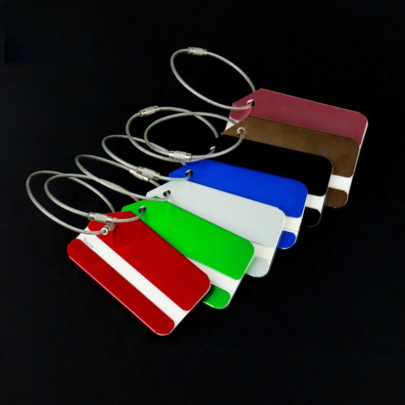 1pc Aluminum Alloy Luggage Tag - огляд і ціна Travel Accessories For Train