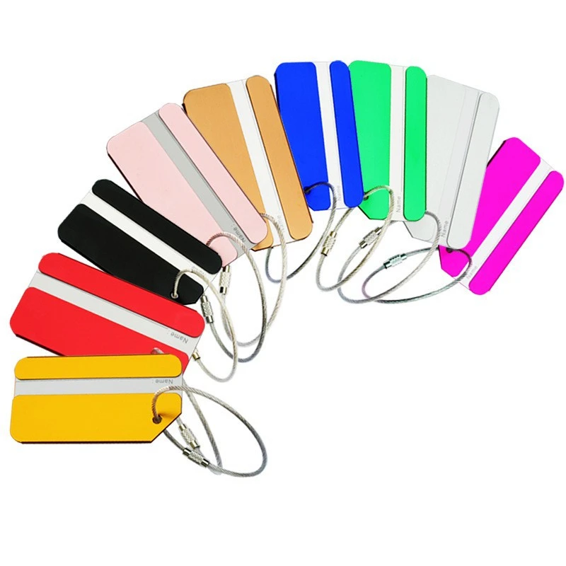 1pc Aluminum Alloy Luggage Tag - огляд і ціна Travel Accessories For Train