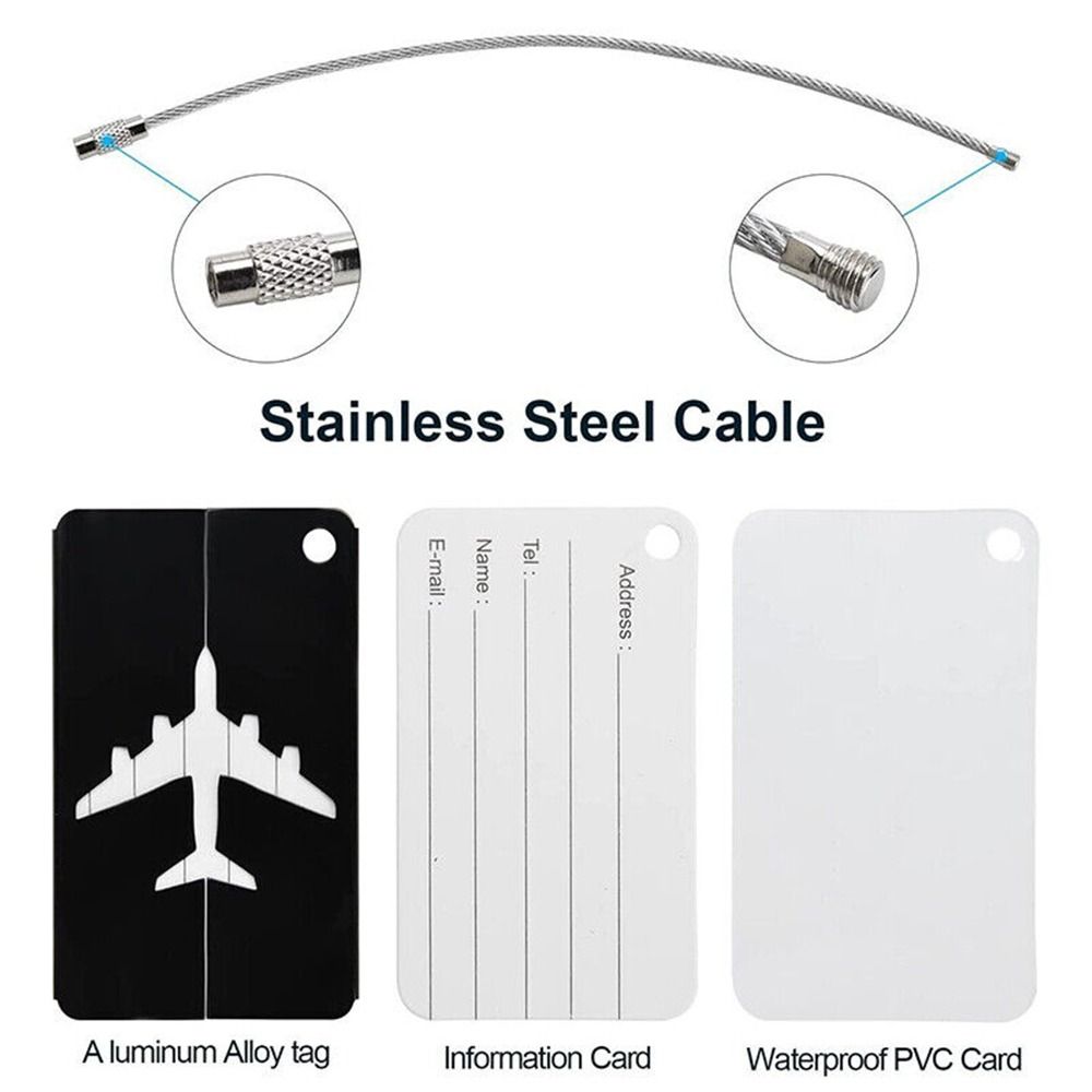 Aluminium Travel Luggage Tags  - огляд і ціна Travel Accessories International