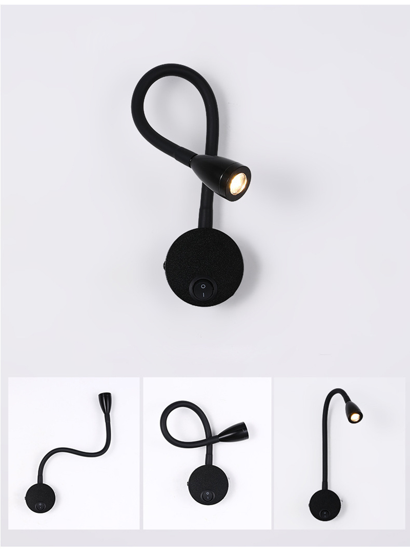Gooseneck Reading Wall Lamp LE - огляд і ціна Book Light Flexible