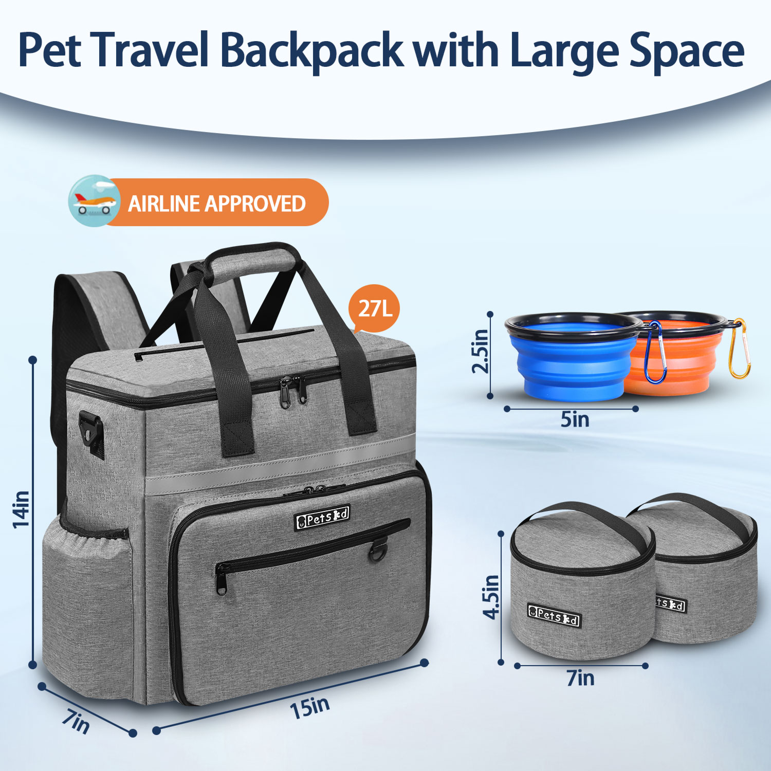 Petskd Outdoor Dog Organizer B - огляд і ціна Travel Accessories Organiser