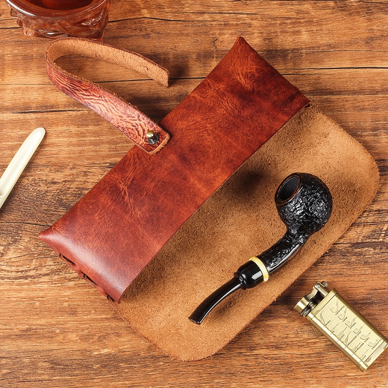 Vintage Cow Leather Pipe Bag H - огляд і ціна Travel Accessories Pouch For Men