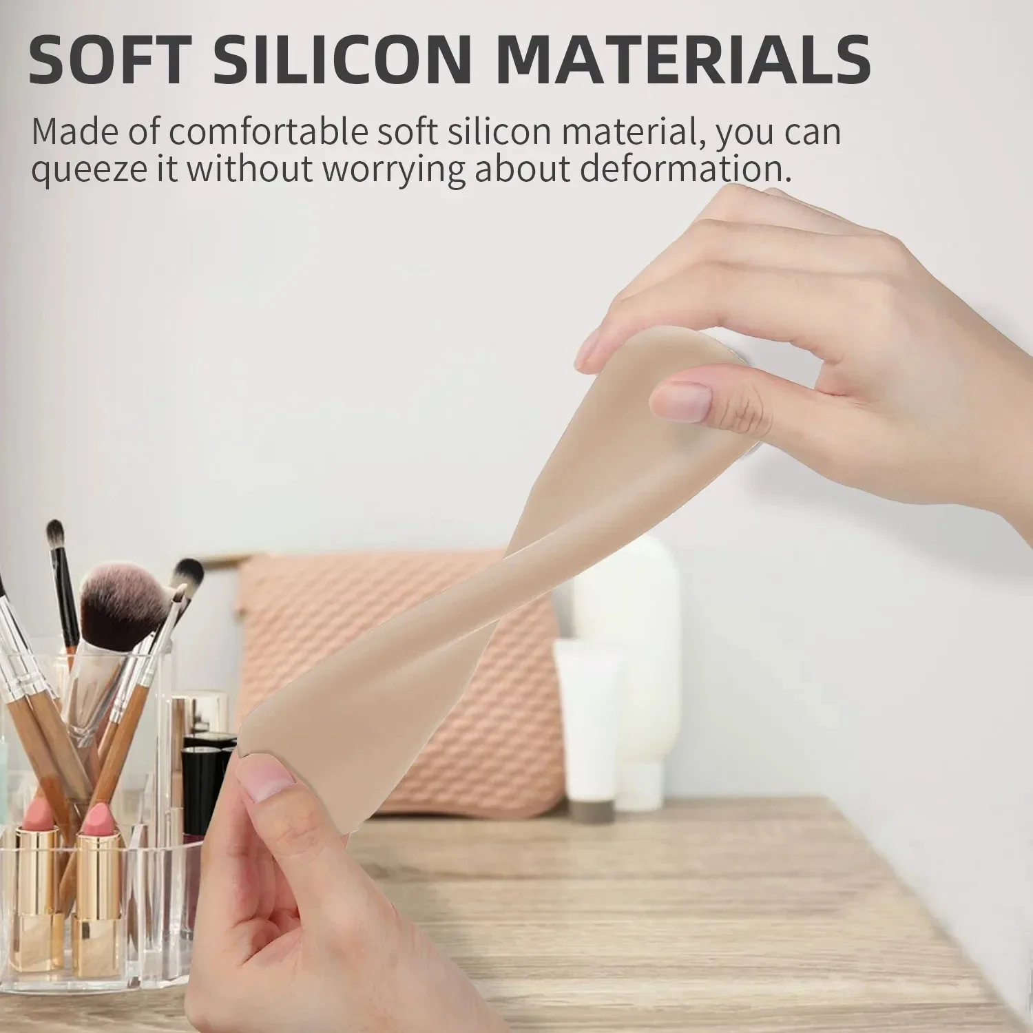 Travel Makeup Brush Holder Sil - огляд і ціна Travel Accessories Toiletries