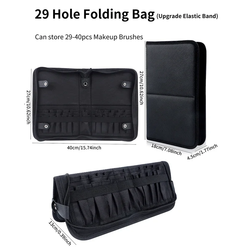29/23 Holes Foldable Makeup Br - огляд і ціна Travel Accessories Toiletries