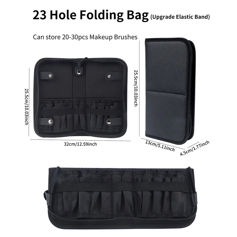 29/23 Holes Foldable Makeup Br - огляд і ціна Travel Accessories Toiletries