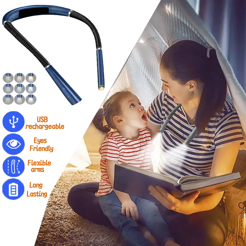 LED Reading Neck Lights USB Re - огляд і ціна Book Light Flexible