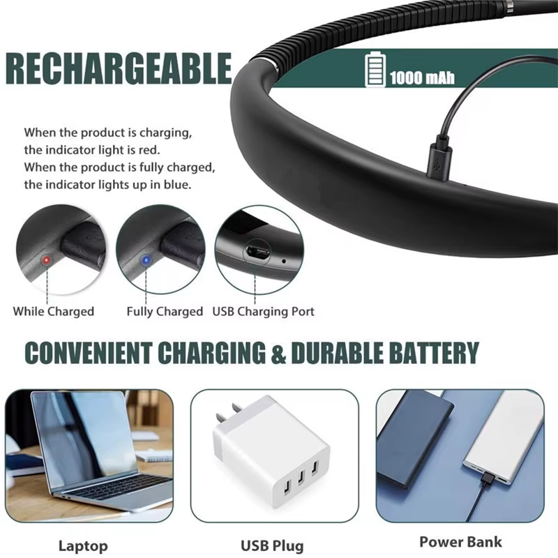 LED Reading Neck Lights USB Re - огляд і ціна Book Light Flexible