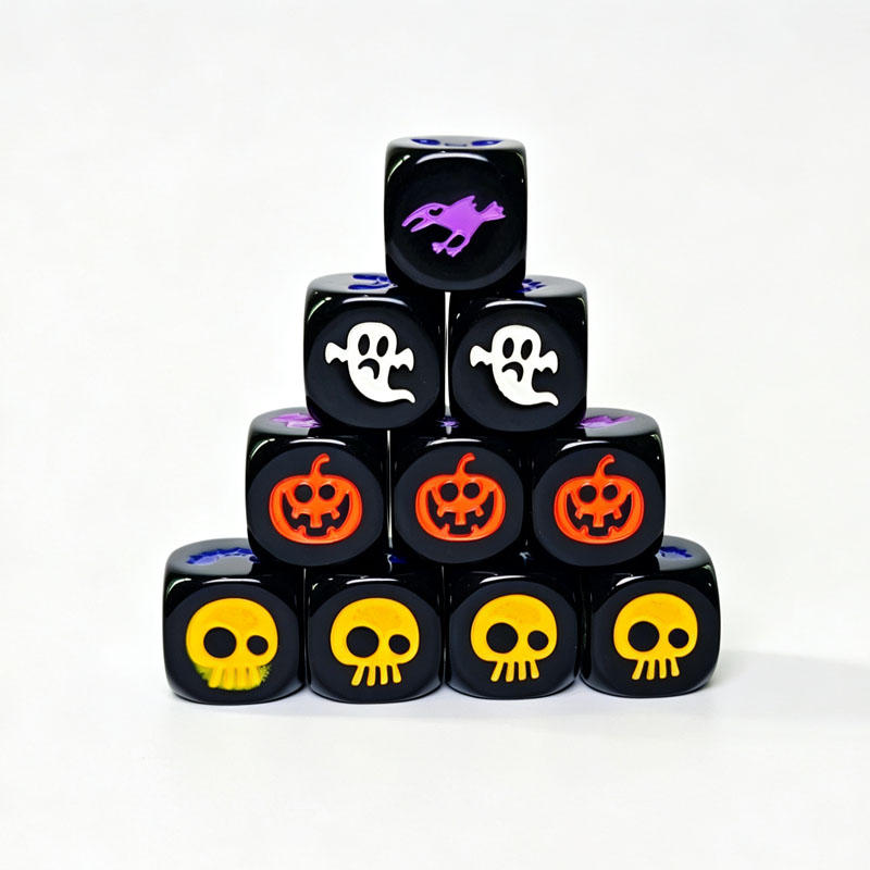 Party Dice Acrylic 16MM Hallow - огляд і ціна Travel Accessories Best