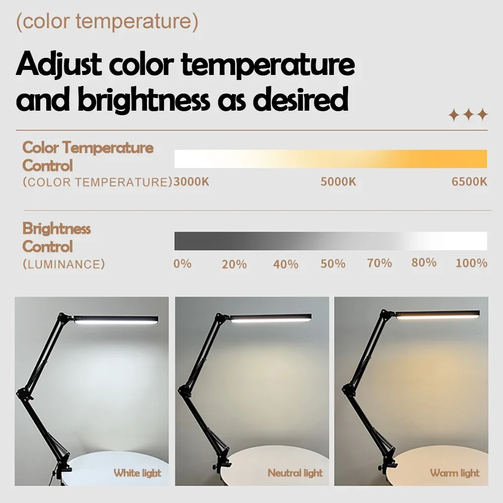 Eye-Caring LED Folding Metal D - огляд і ціна Book Light Flexible