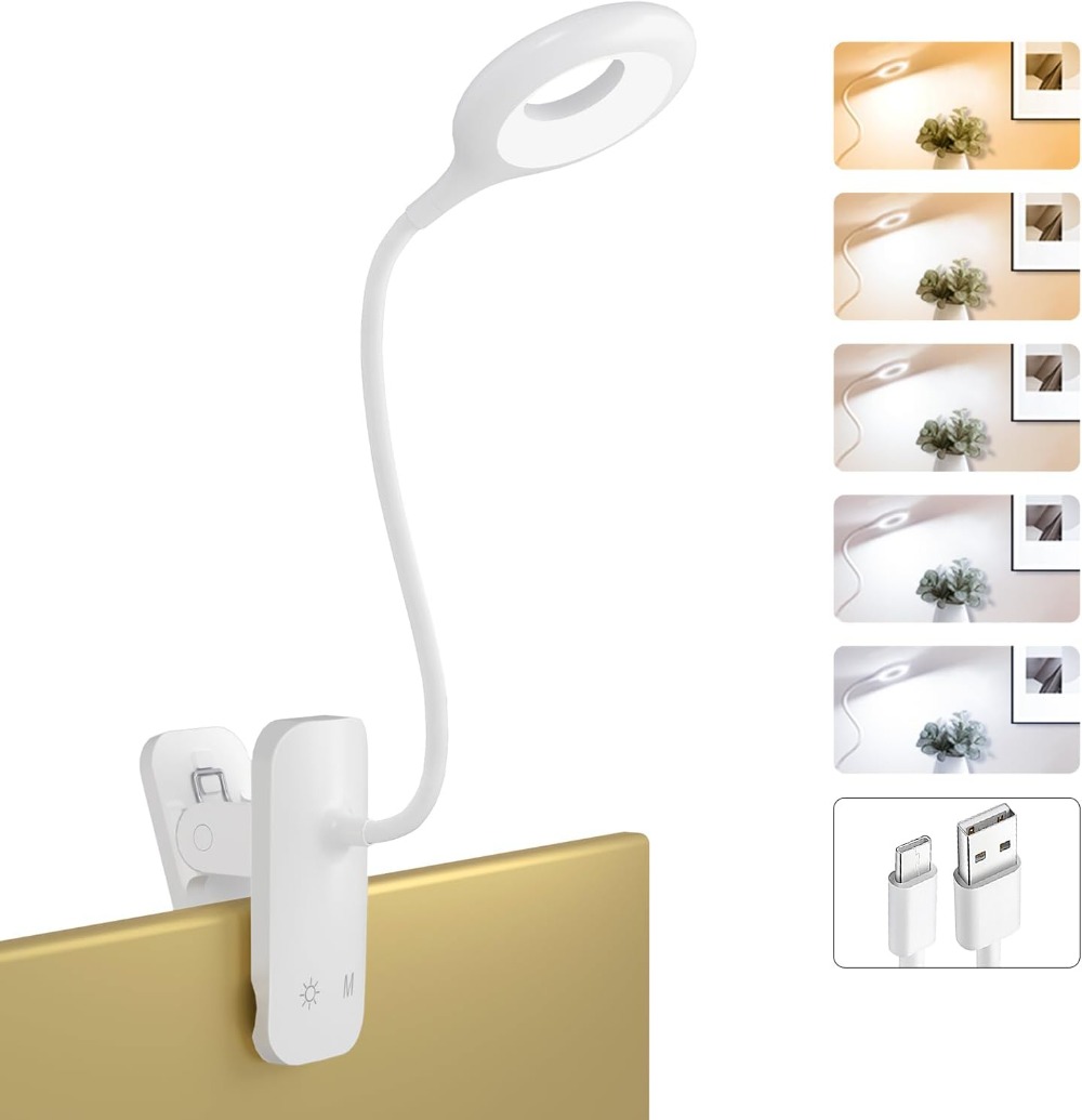 Rechargeable Clip Light, LED B - огляд і ціна Book Light Flexible