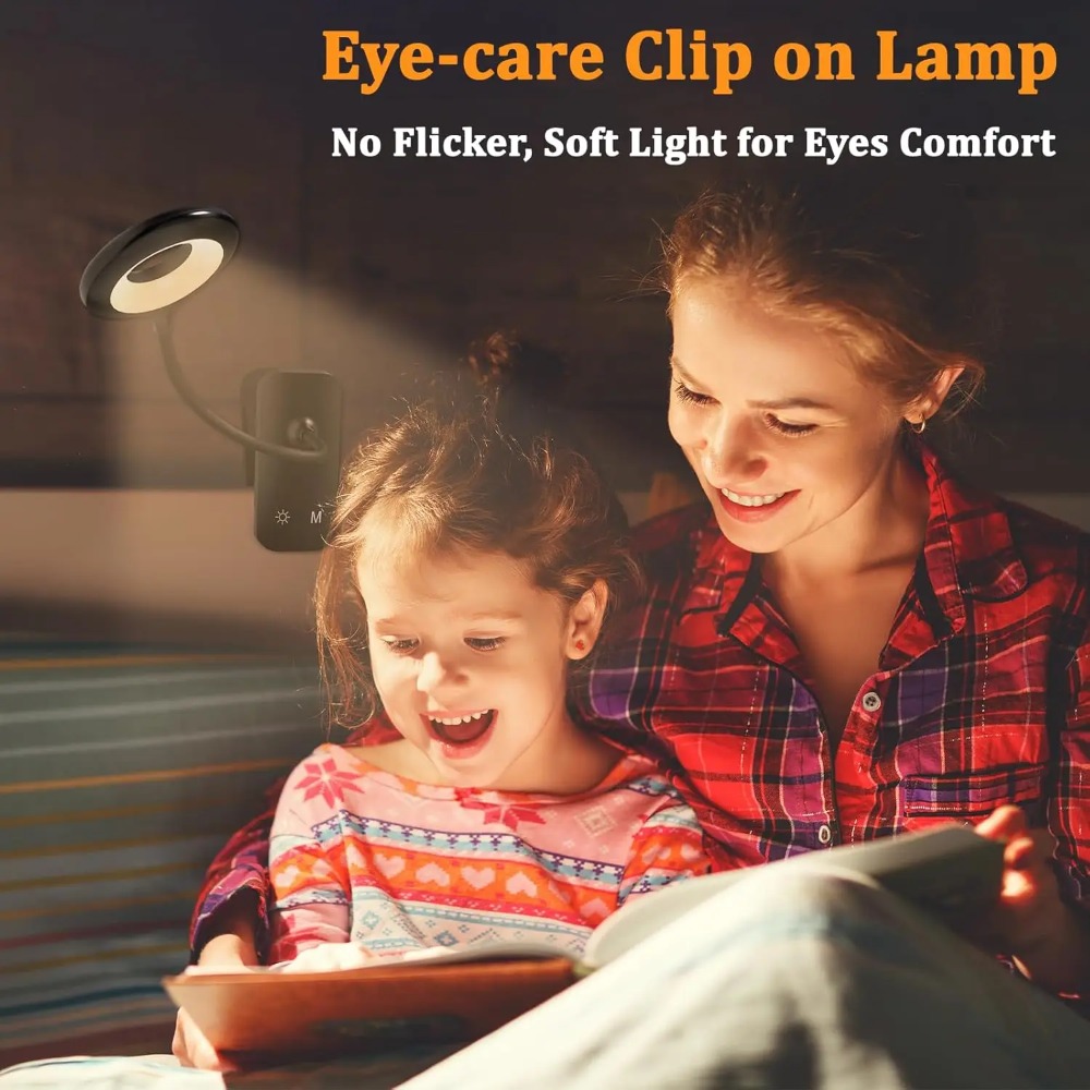 Rechargeable Clip Light, LED B - огляд і ціна Book Light Flexible