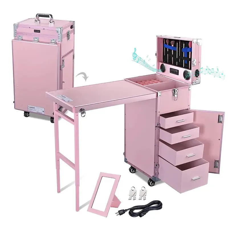 Rolling Manicure Table Foldabl - огляд і ціна Travel Accessories For Train